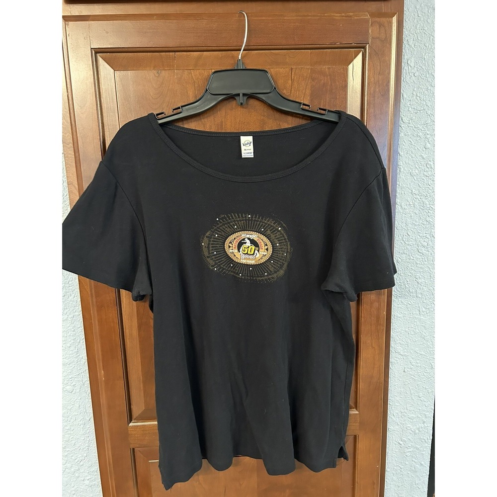 Wrangler National Finals Rodeo 50th Anniversary t-shirt Women's XL NFR Las Vegas - Picture 1 of 8